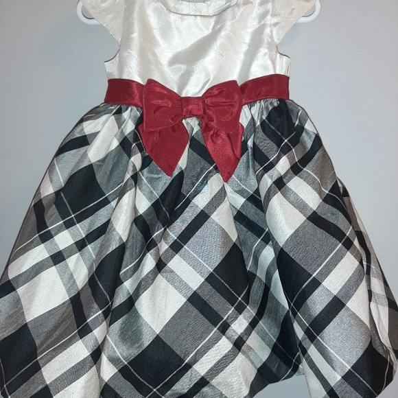 🆕️ Gymboree Black White Plaid Dress w/ Crinoline - Picture 2 of 4